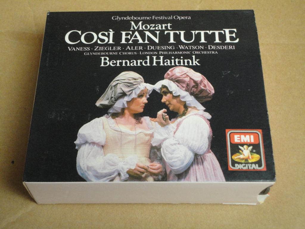 3CD BOX - MOZART -  Così Fan Tutte - MET BOEK 280 BLADZ., Cd's en Dvd's, Cd's | Klassiek, Ophalen of Verzenden