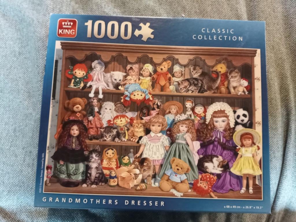 Puzzel grandmothers dresser, Ophalen