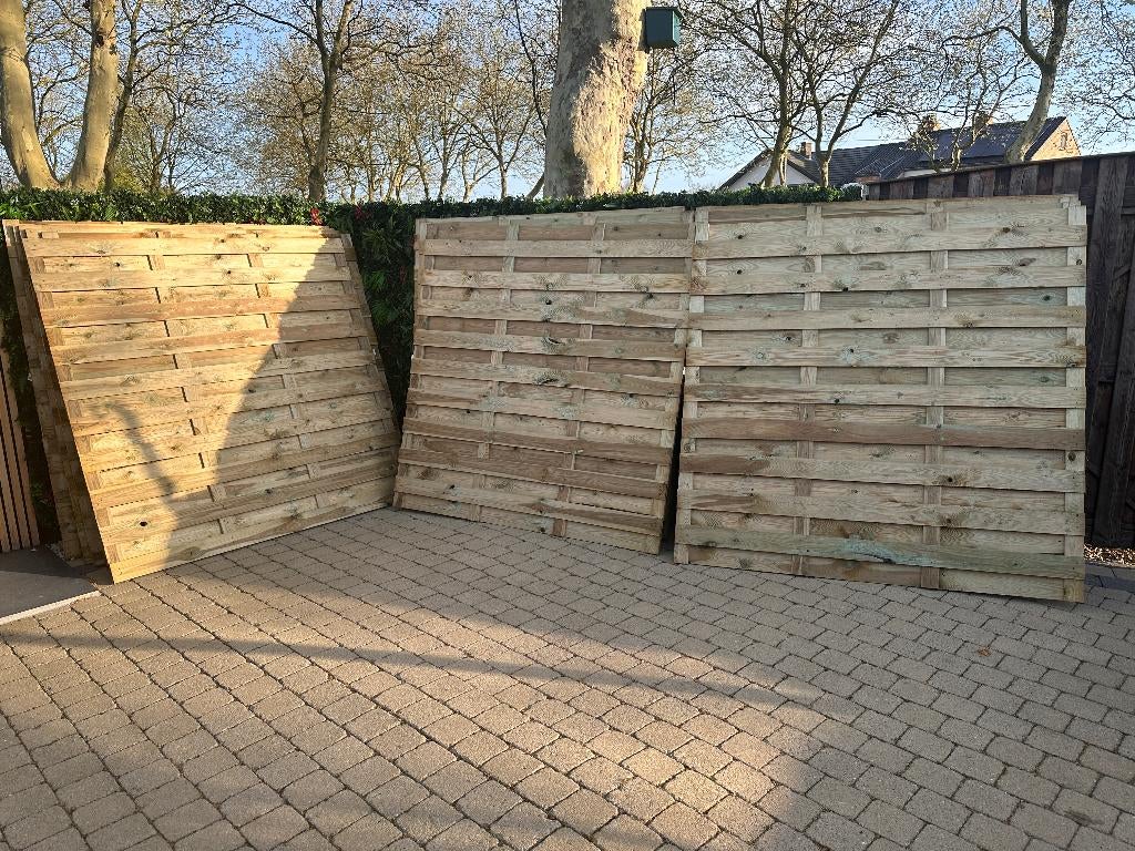 tuinschermen nieuw 14 stuks, Ophalen, 150 tot 200 cm, Nieuw, 150 tot 200 cm