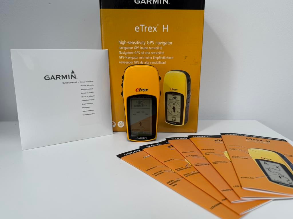 Garmin eTrex H - Heel goede Conditie, Sport en Fitness, Bergsport en Wandelen, Ophalen of Verzenden, Gebruikt, Navigatie of Gps