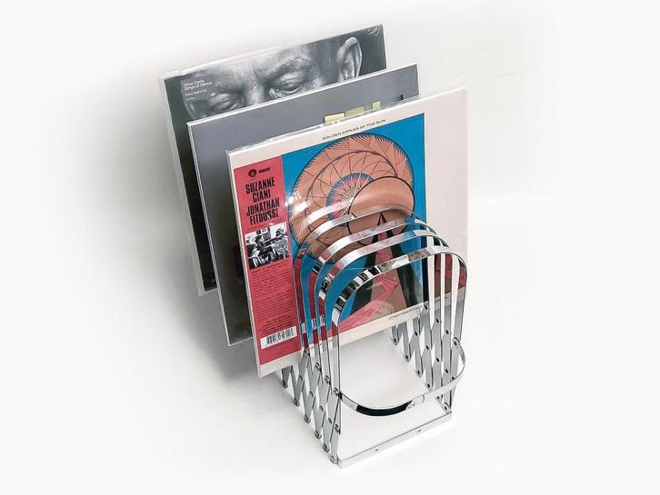 tijdschriftenhouder Magazine Rack Luther Evans, Huis en Inrichting, Woonaccessoires | Krantenbakken en Lectuurbakken, Gebruikt