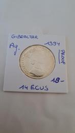 Gibraltar 14 ECU  1994  AG  PROOF geres bosco, Ophalen of Verzenden
