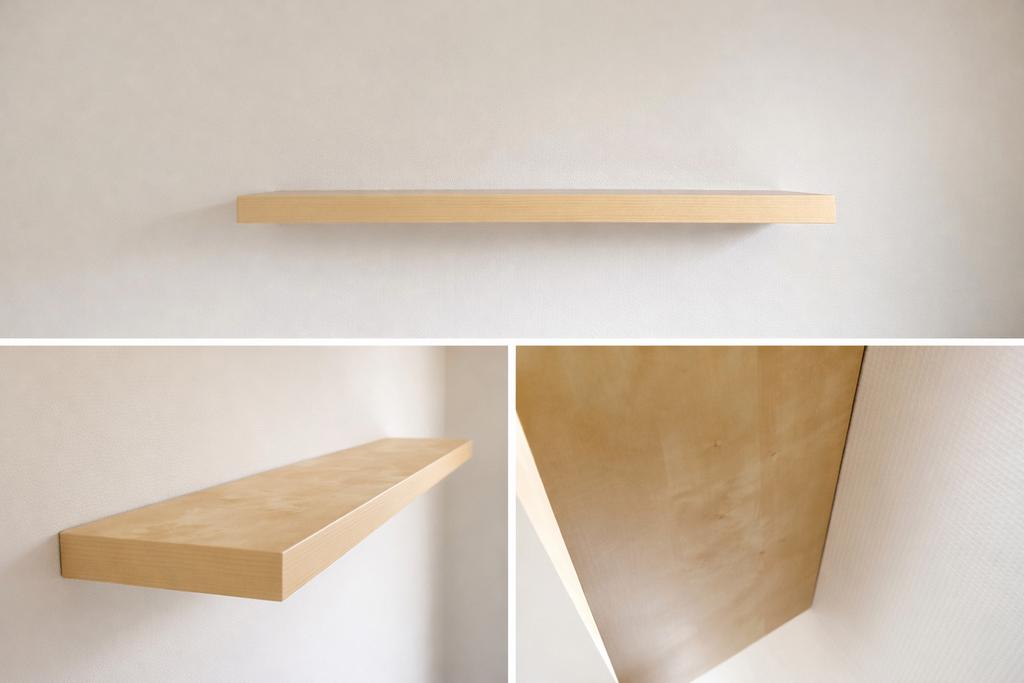 Étagère IKEA LACK 110 cm – bouleau, Huis en Inrichting, Woonaccessoires | Wandplanken en Boekenplanken, Zo goed als nieuw, Ophalen