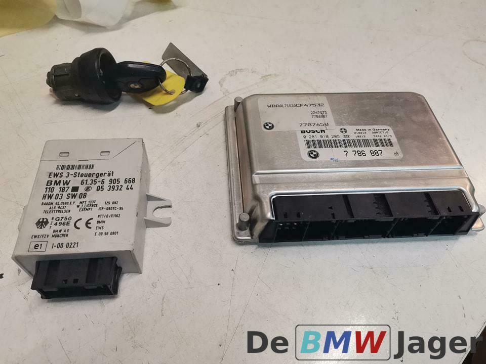 DDE met EWS en sleutel BMW 3-serie E46 318D 320D M47 7787658, Auto-onderdelen, Elektronica en Kabels, Gebruikt, Ophalen of Verzenden