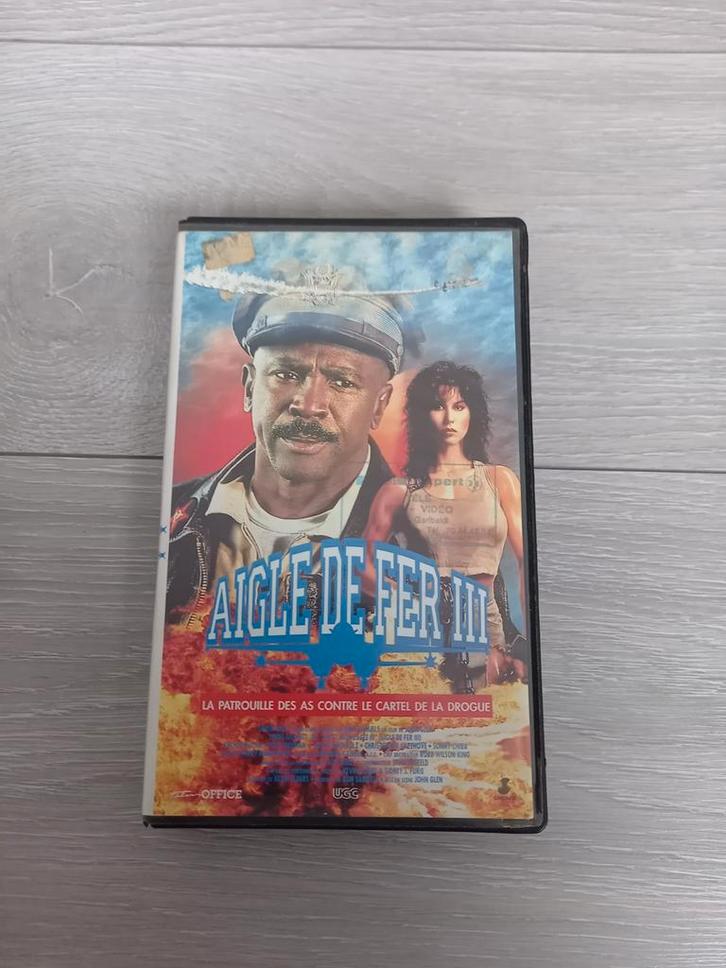 Vhs Aigle de fer 3 (Iron eagle 3), Cd's en Dvd's, VHS | Film, Gebruikt, Actie en Avontuur, Ophalen
