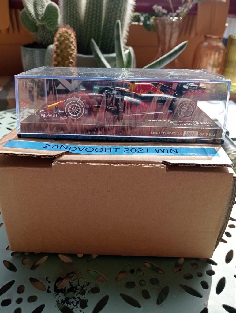 Max verstappen winst Zandvoort 2021 minichamps 1:43, Ophalen of Verzenden