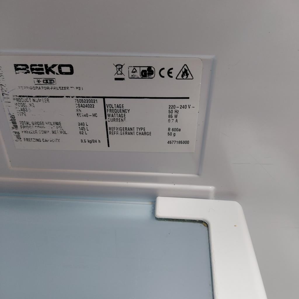 Ijskast diepvries beko, Ophalen