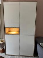 Mooie kast met licht, Ophalen, Met deur(en), 200 cm of meer, Eikenhout