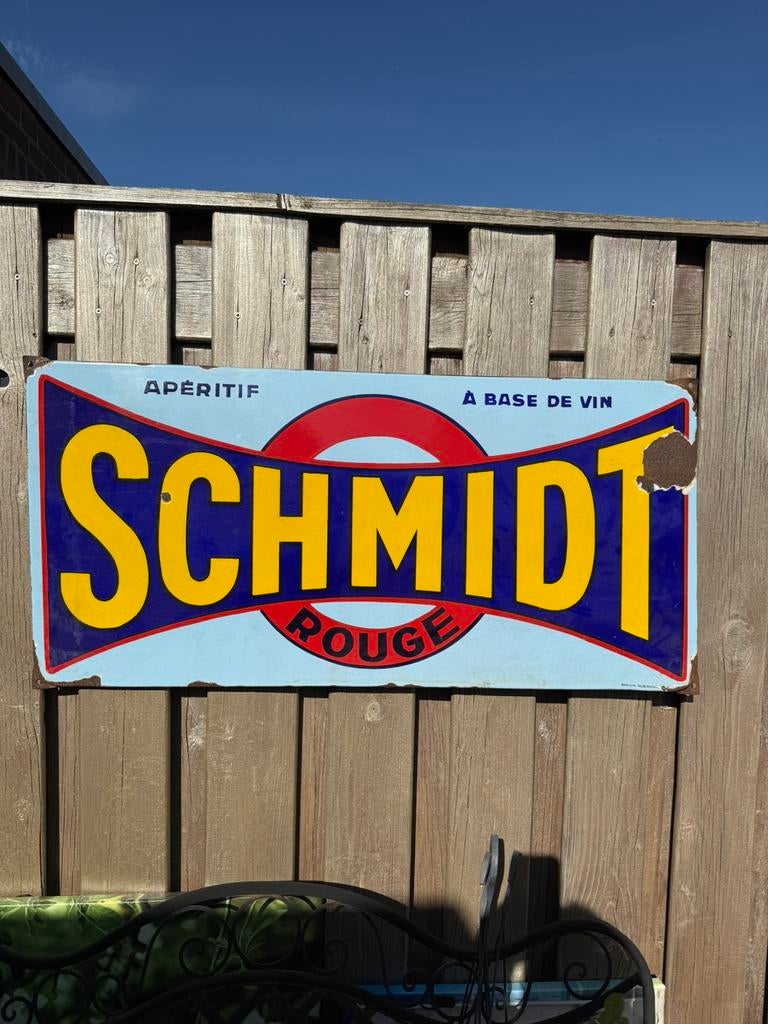 Emaille bord Scmidt, Antiquités & Art, Enlèvement ou Envoi