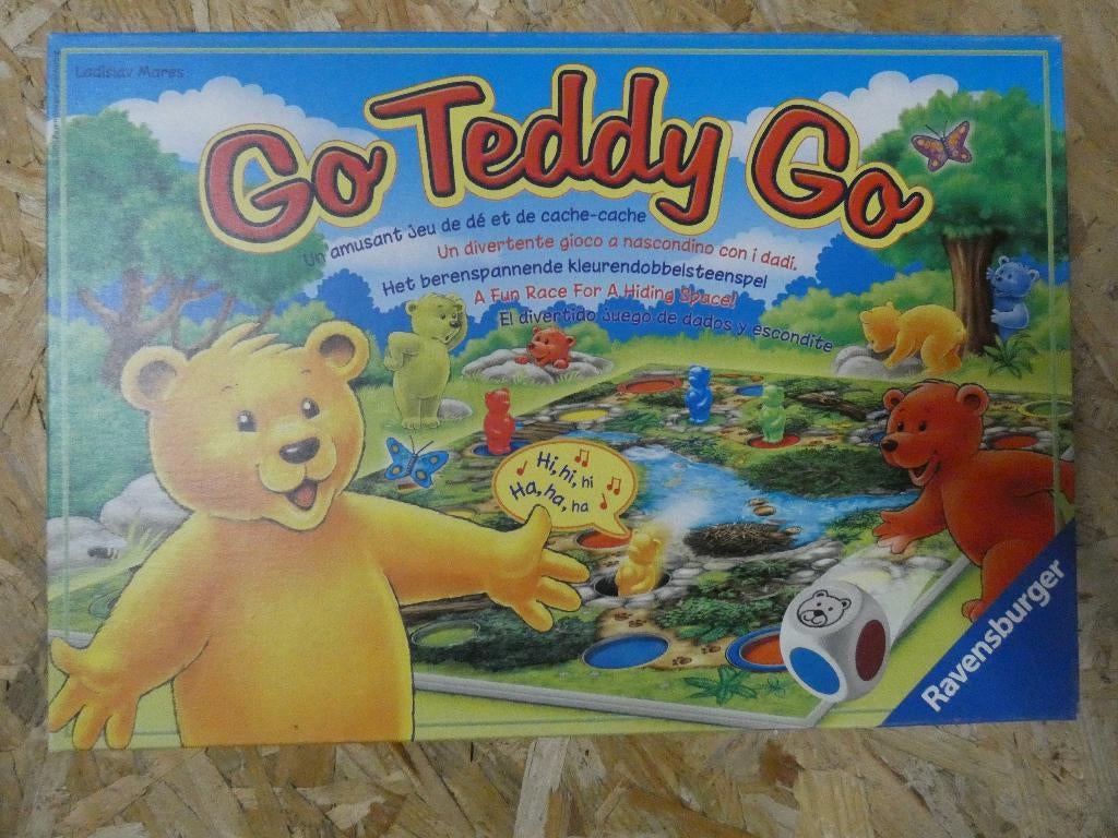 Ravensburger Go Teddy Go gezelschapsspel, Ophalen of Verzenden, Zo goed als nieuw