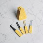 Sagaform ensemble de 4 couteaux à fromage + support, Enlèvement ou Envoi