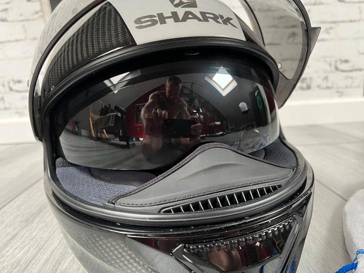 Helm Shark carbon, Motoren, Kleding | Motorhelmen, Integraalhelm, M, Shark, Nieuw zonder kaartje, Ophalen of Verzenden