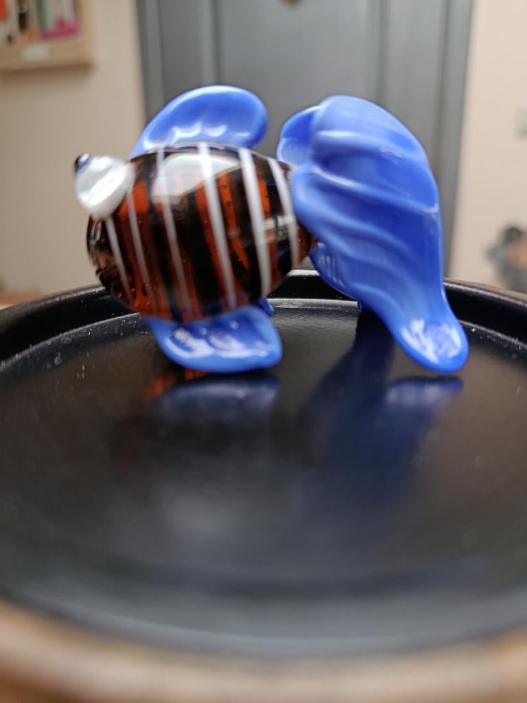 Petit Poisson de collection en verre soufflé style Murano, Antiquités & Art, Enlèvement ou Envoi