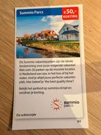 Kortingskaart voor Summio Parcs., Tickets en Kaartjes, Recreatie | Overige, Kortingskaart