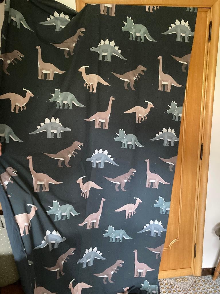 1 persoonsdekbedovertrek grijs + kussensloop Studio ditte, Garçon, Gris, Enlèvement ou Envoi, Housse de couette