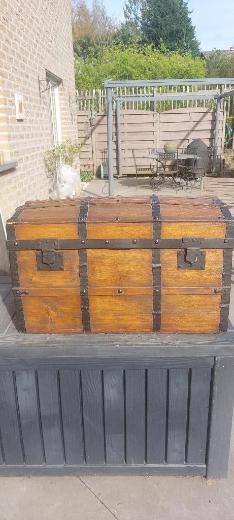 Coffre en bois, Maison & Meubles, Moins de 50 cm, 50 à 100 cm, Enlèvement, Utilisé