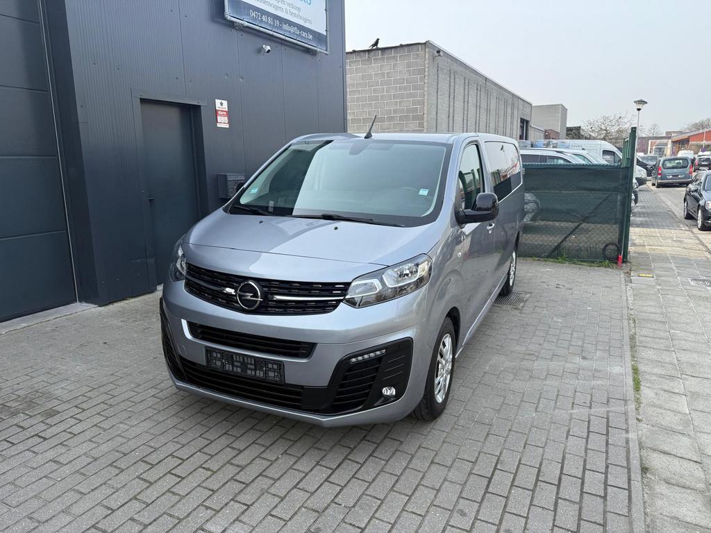 OPEL VIVARO DUBBEL CABINE 28.000KM BJ2022 6PLAATSEN EURO6D, Entreprise, 2500 kg, Noir, Tissu