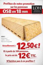 Pannaux osb 18  mm promotion, Enlèvement, Comme neuf