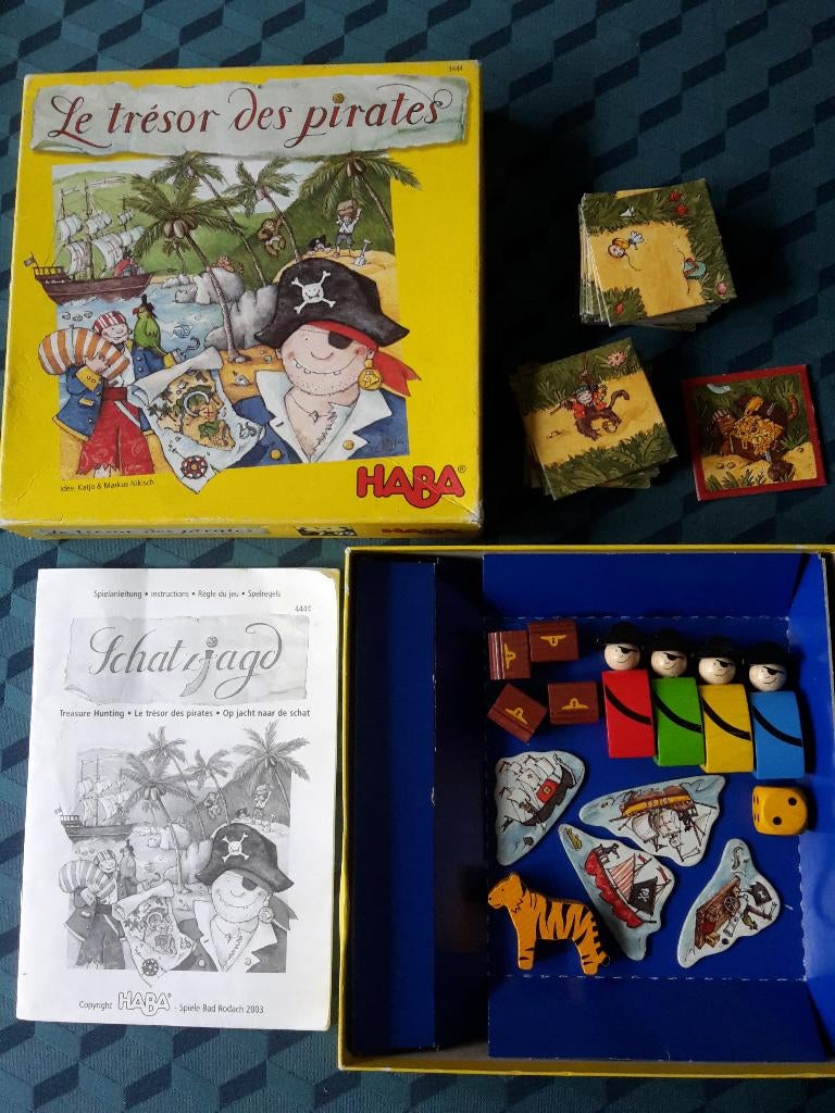 Haba kinderspel Schattenjacht, 2-4 spelers, 7+, als nieuw, Ophalen of Verzenden, Zo goed als nieuw, Haba