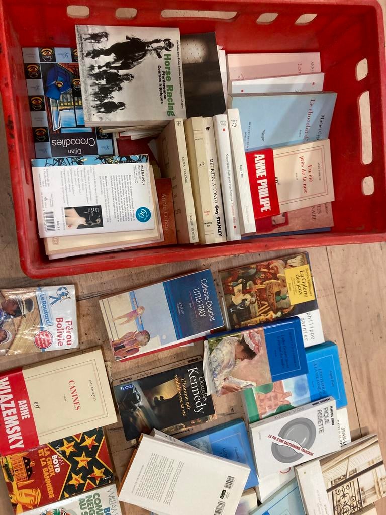 2 caisses de livres, Livres, Littérature, Enlèvement, Comme neuf