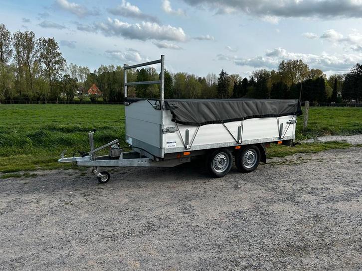 Ongeremde kipper bw-trailers 750kg, Autos : Divers, Remorques, Enlèvement