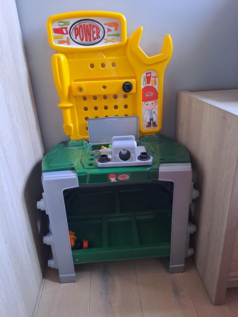 Werkbank kinderen, Ophalen