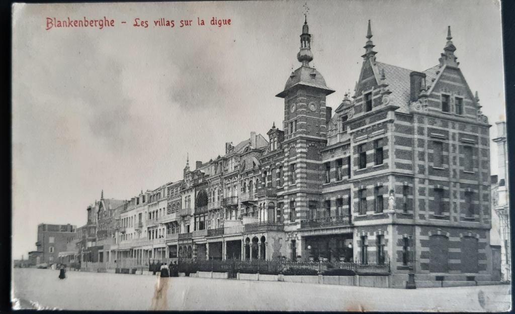 BLANKENBERGE LA DIGUE ZEEDIJK les villas, Verzamelen, Ophalen of Verzenden