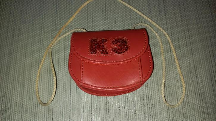 K3 Geldbeugeltje, Handtassen en Accessoires, Portemonnees, Gebruikt, Overige merken, Rood, Ophalen of Verzenden