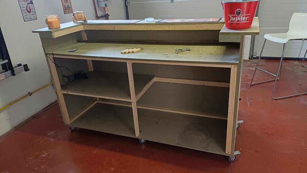 Mobiele Bar / dj tafel / discobar, Antiek en Kunst, Antiek | Meubels | Kasten, Ophalen