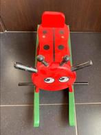 Houten schommeldier - lieveheersbeestje, Ophalen, Zo goed als nieuw