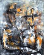 "Holding on to you " Acrylschilderij van Suzanne Visser, Antiek en Kunst, Ophalen of Verzenden