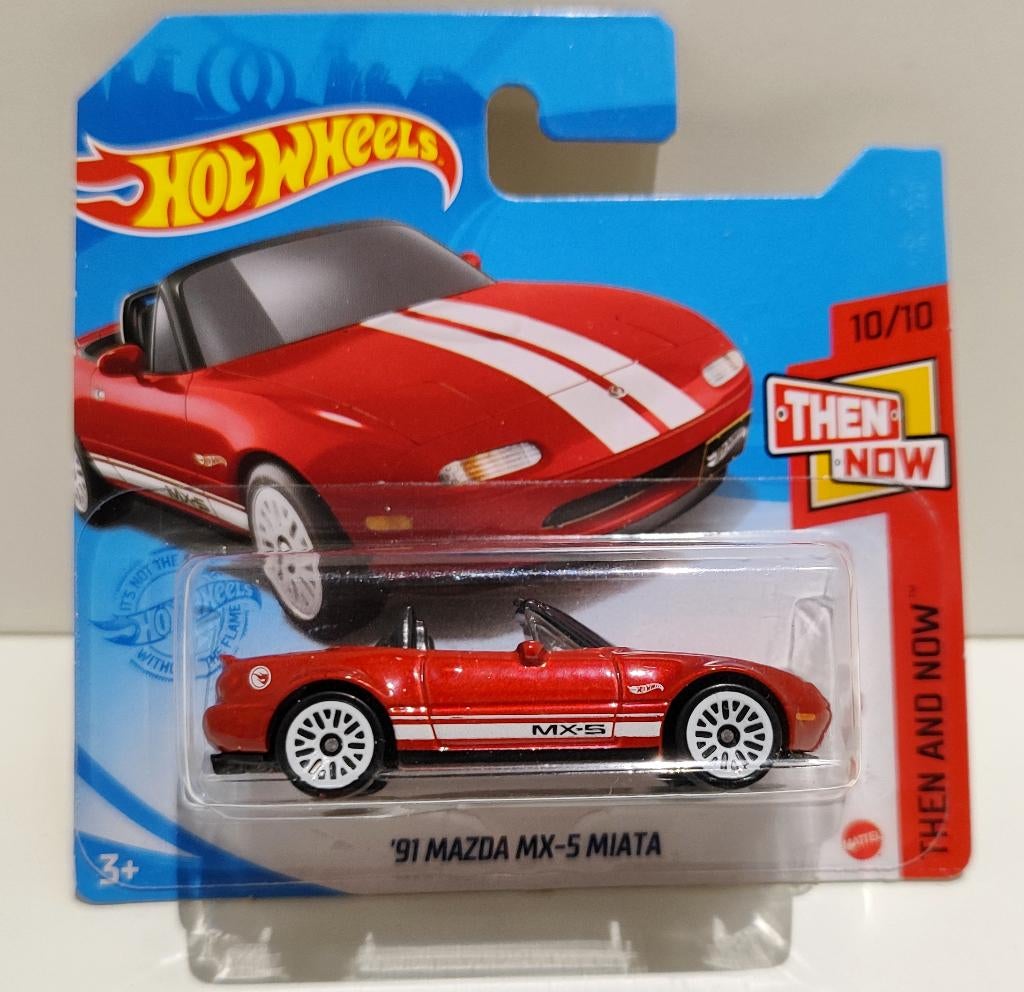 Hot Wheels Treasure Hunt '91 Mazda MX-5 Miata (2021), Hobby en Vrije tijd, Modelauto's | Overige schalen, Ophalen of Verzenden