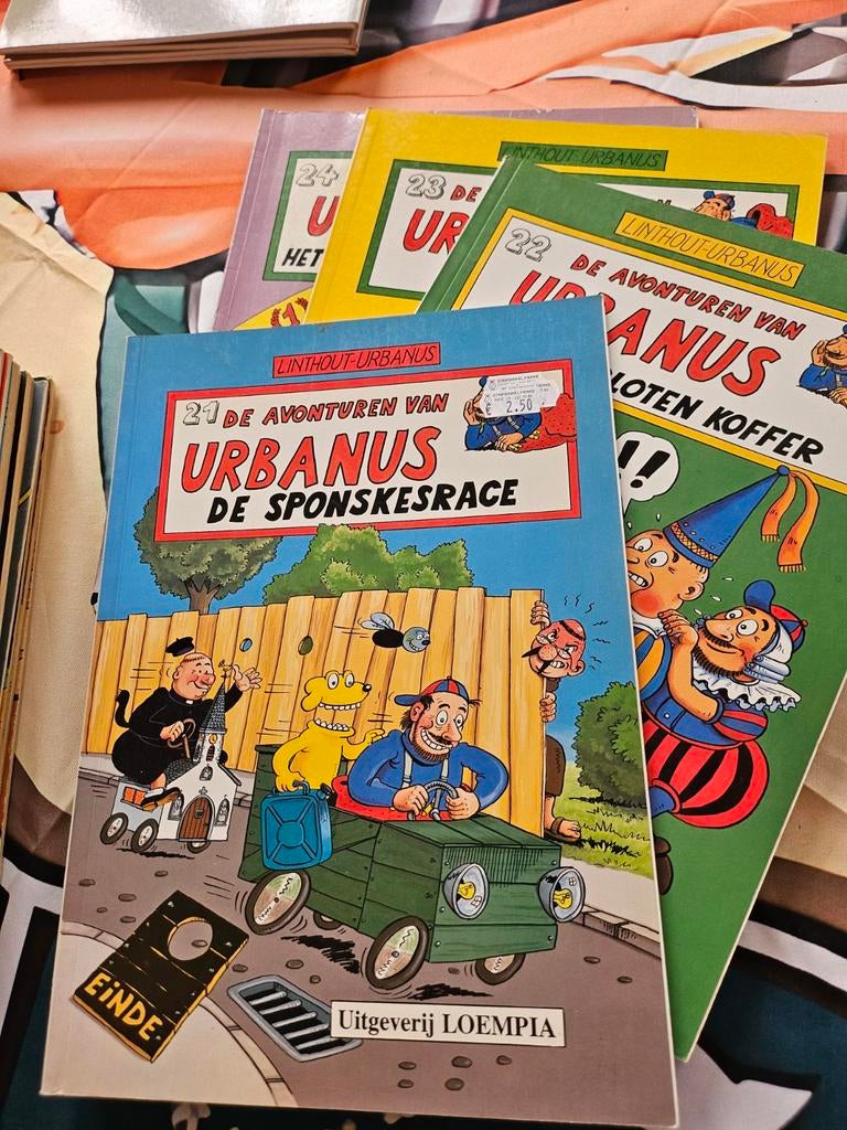 Urbanus, Boeken, Ophalen