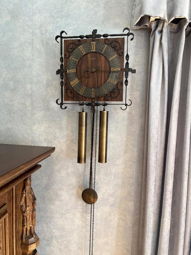 klassieke wandklok met slinger en gewichten, Antiek en Kunst, Antiek | Klokken, Ophalen