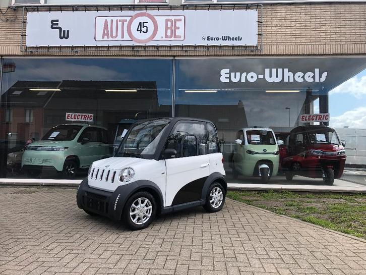 Zonder (auto) rijbewijs, Auto's, Overige Auto's, Bedrijf, Te koop, Elektrisch, 3 deurs, Automaat, Wit, Ophalen