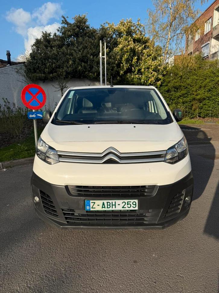Citroën jumpy 2020 automatique 1er propriétaire, Autos, Citroën, Entreprise, Jumpy Combi, Diesel, Euro 6, Automatique, Blanc, Noir