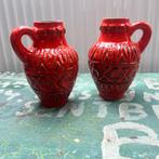 Paire de vases vintage Bay Keramik West-Germany, Enlèvement ou Envoi