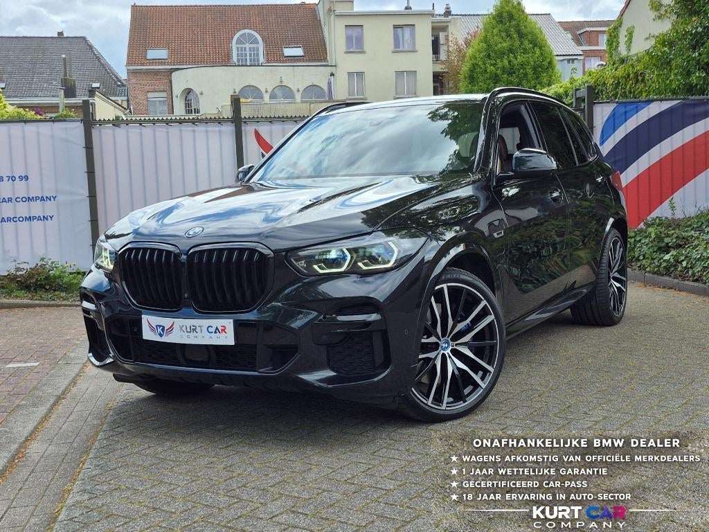 BMW X5 45e M Sport / 22" Velgen / Laser / Head Up / Keyless, Automaat, Zwart, Leder, 5 zetels