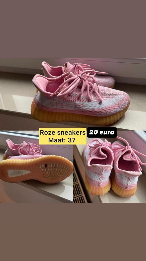 Roze sneakers, Kleding | Dames, Ophalen, Zo goed als nieuw, Roze, Sneakers