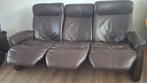 GRATIS af te halen Pelt: Lederen manuele relax 3-zit + 1-zit, Huis en Inrichting, Zetels | Zetels, Ophalen, Zo goed als nieuw