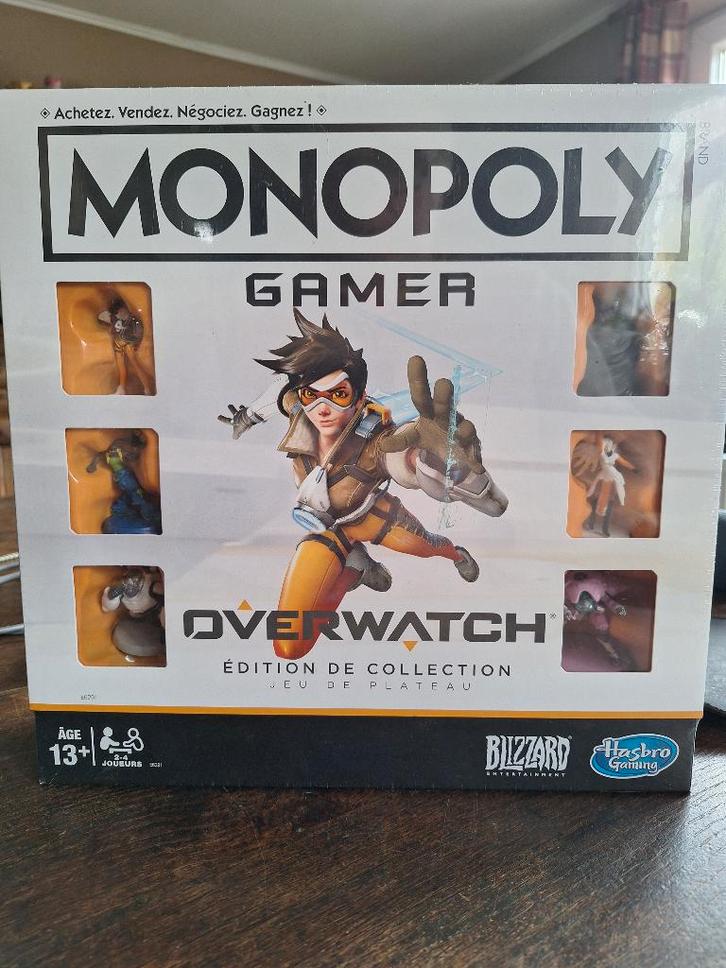 MONOPOLY GAMER OVERWATCH, Hobby & Loisirs créatifs, Jeux de société | Jeux de plateau, Neuf, Cinq joueurs ou plus, Enlèvement ou Envoi
