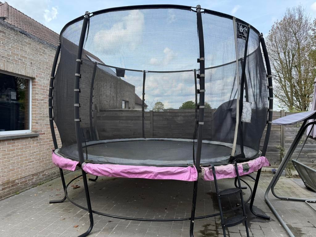 Tramoline EXIT premium elegant 366cm, Ophalen, Gebruikt