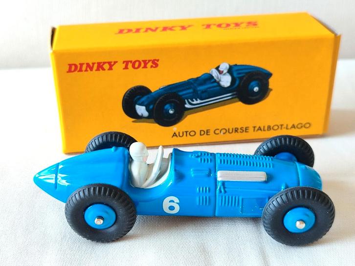 Dinky Atlas _ TALBOT-LAGO racewagen nr. 6 _ ref. 23H, Hobby en Vrije tijd, Modelauto's | 1:43, Zo goed als nieuw, Auto, Dinky Toys
