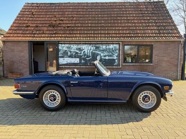 Triumph TR6, Royal Boue, 1975, Auto's, 2500 cc, Zwart, Cabriolet, Blauw