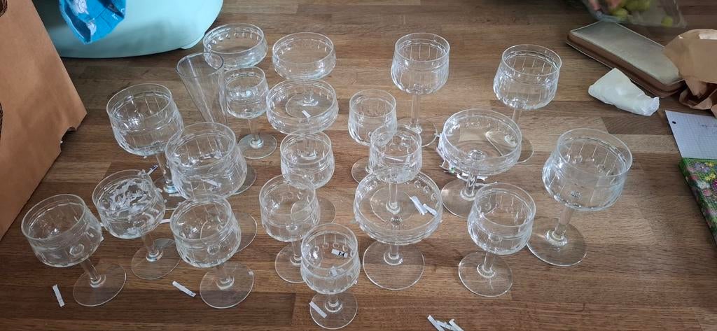 Verres en cristal (LOT), Collections, Enlèvement