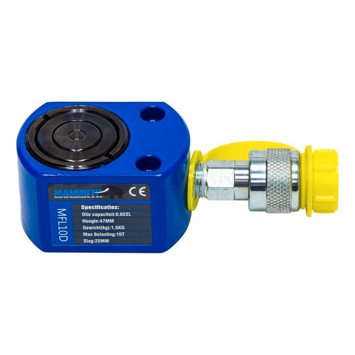 Platte cilinder dubbel 10 ton slag 25mm, Auto diversen, Overige Auto diversen, Verzenden