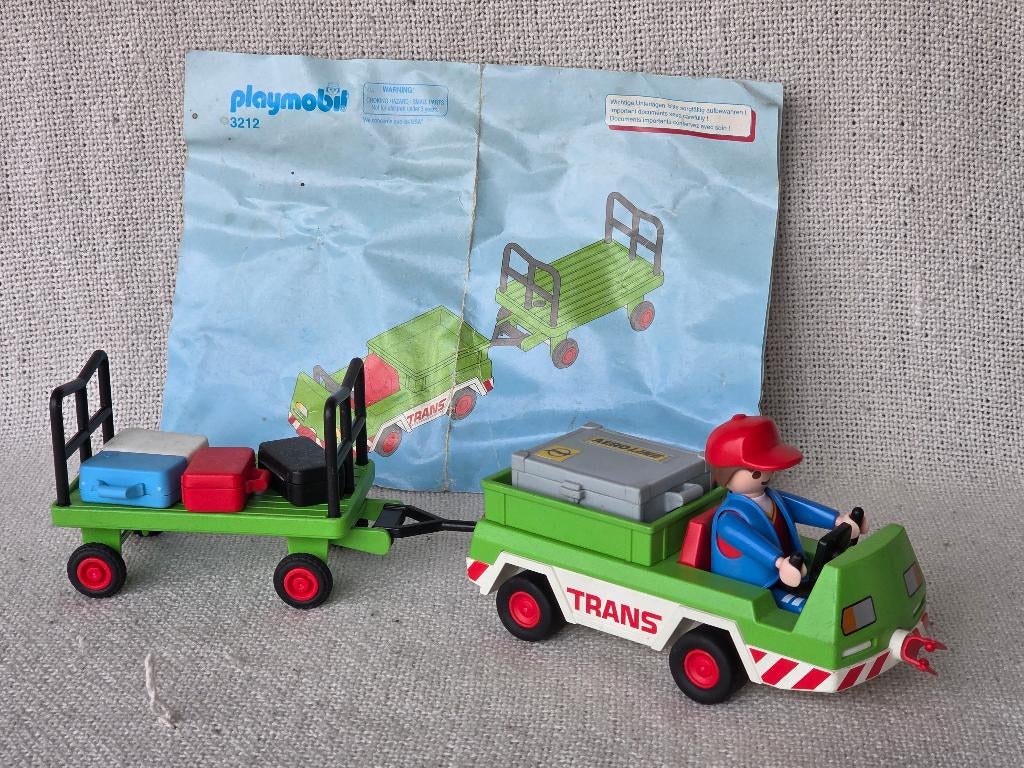 Playmobil Luchthaven Bagagevervoer (3212), Kinderen en Baby's, Speelgoed | Playmobil, Gebruikt, Complete set, Ophalen of Verzenden