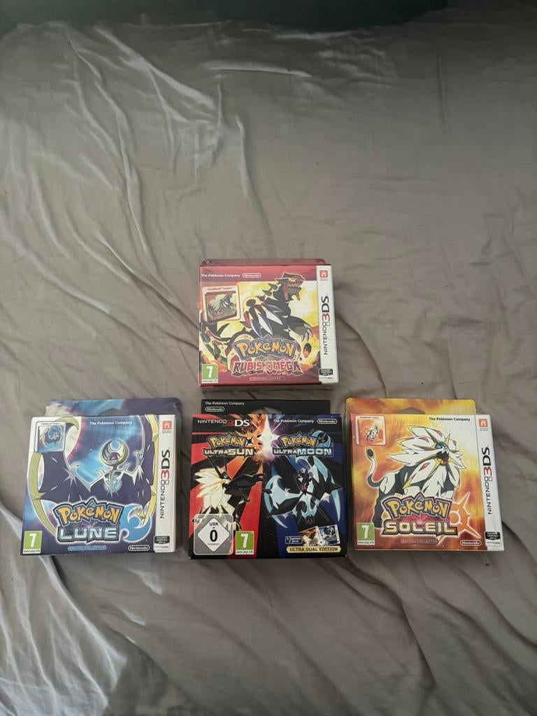 Nintendo 3ds pokémon games collection, Enlèvement, Neuf