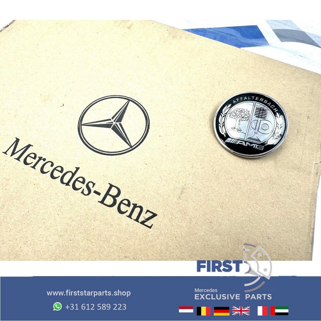 Mercedes AMG AFFALTERBACH EMBLEEM VOORBUMPER LOGO BADGE A45, Utilisé, -, -, Enlèvement ou Envoi