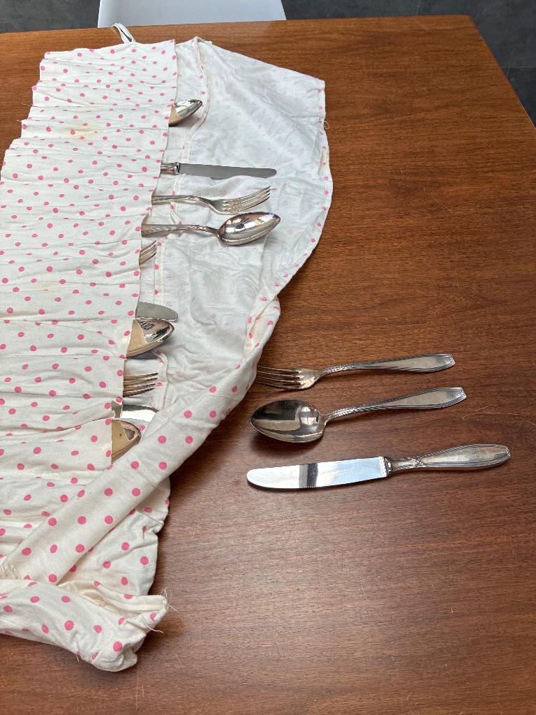 Verzilverd bestek, Antiquités & Art, Antiquités | Couverts, Enlèvement